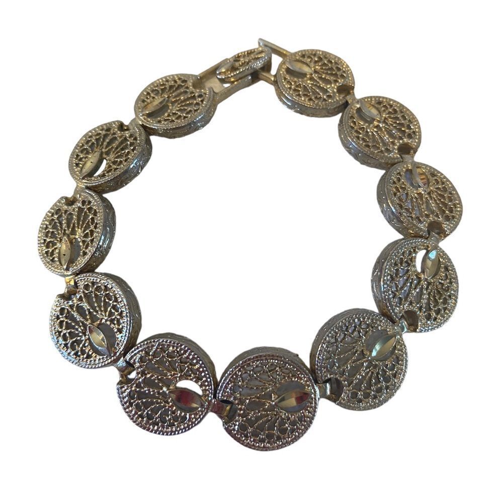 Delicate Looking Vintagelaceinspiredjeweledbracel… - image 5